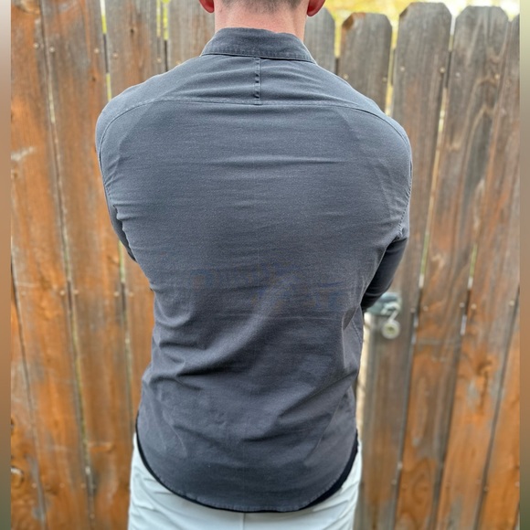 Lululemon long sleeve grey button up - Picture 16 of 16